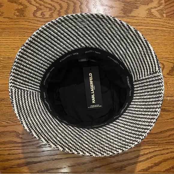 NWT Limited Edition Karl Lagerfeld Straw Bucket Hat main image 8